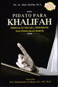 Image of Pidato Para Khalifah Persoalan Negara, Demokrasi, Dan Penegakan Hukum
