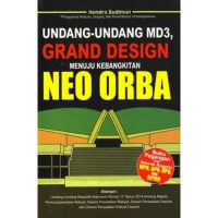 Image of Undang - Undang MD3, Grand Design Menuju Kebangkitan Neo Orba